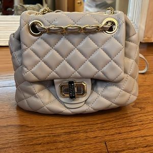 Quilted backpack bag